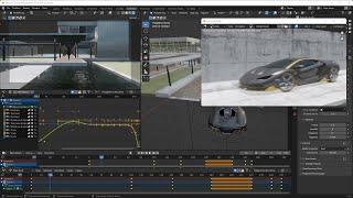 Blender Videocourse - 28 - Animation, Cameras, Objects, Lights, Materials, Frames, FPS, Motion Blur