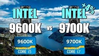 9600K vs 9700K - 1660S. CSGO, Fortnite, PUBG, GTAV, Overwatch.