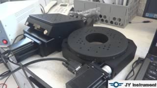 JSC100 controller video 2- motorized rotary stage and goniometer stage