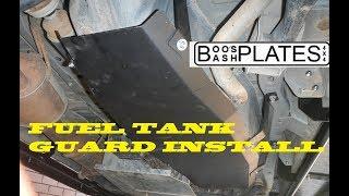 Pajero - boo's bash plate fuel tank guard install