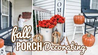  Fall Front Porch Decorating | Farmhouse Fall Decorating | Simple, Classic Decor