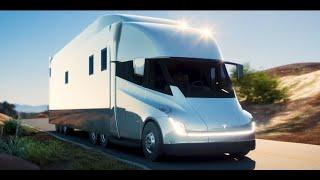 Inside a Tesla Semi-Truck MotorHome /Concept 3D Animation