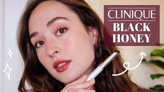 Trying the VIRAL Clinique Black Honey Lipstick! 