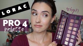 LORAC PRO 4 Palette | Swatches, Tutorial + Some Comparisons