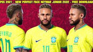 PES 2021 - NEW PERFECT FACE + UPDATE HAIR NEYMAR JUNIOR 2022 by Valentinlgs10 - SIDER AND CPK