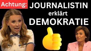 ACHTUNG Journalistin NENA BROCKHAUS erklärt bei MAISCHBERGER, was DEMOKRATIE bedeutet!