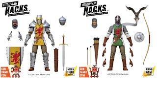 New knights Middle Ages action figures revealed by boss fight studio preorder info