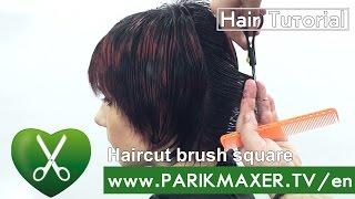 Square bob haircut parikmaxer tv USA