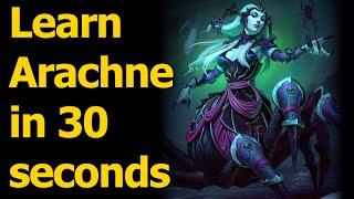 HOW TO PLAY ARACHNE IN 30 SECONDS - Quick Smite God Guide