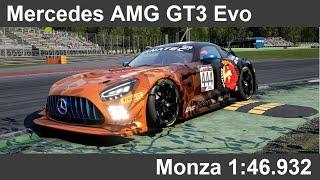 Assetto Corsa Competizione: Mercedes AMG GT3 Evo @ Monza 1:46.932