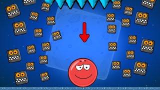 Красный Шар - мод на 1000 квадратов на уровне ! Взлом игры Red Ball 4 mod 100 square шарик от Спуди