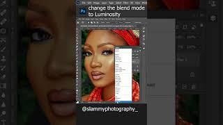 How to use Luminosity Sliders to Pop your Image in Photoshop #reels #short