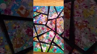 Easy abstract painting with colour splashing. #shorts #youtubeshorts #abstractart #shortsfeed