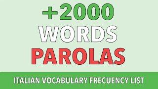 2000+ WORDS with Translations | Practice Italian Pronunciation with Most Used Italian Vocabulary