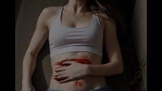 AI Generated Slasher Short Film, Woman Stabbed in the Stomach