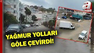 Bursa'da yollar dereye, merdivenler şelaleye döndü! | A Haber