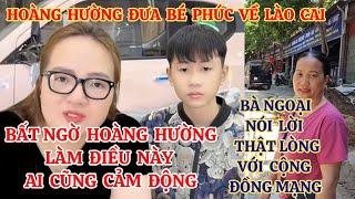 HOÀNG HƯỜNG ĐƯA BÉ PHÚC VỀ LÀO CAI | BẤT NGỜ HOÀNG HƯỜNG LÀM ĐIỀU NÀY AI CŨNG CẢM ĐỘNG