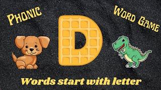 Phonics | The Letter D | Singing for Babies ASL |Letter Sound D | words that starts with letter D |