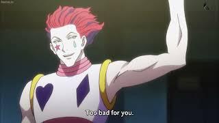 , Hisoka teams up with Gon and Killua to defeat Razor