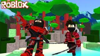 Artık Ninja Olduk Kimin Kılıcı Daha İyi - Panda ile Roblox Parkour Ninja