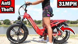 BEST CHEAP FAST EBike For Cargo? 2024 FreeSky Rocky Electric Bike Review Full Suspension Anti Theft