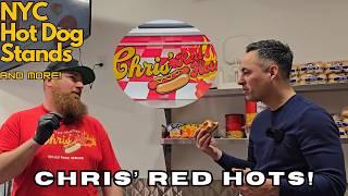 TOP NYC Hot Dog Stands: Chris' Red Hots!! | NYC Hot Dog Stands