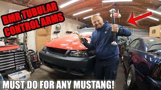 TUBULAR REAR CONTROL ARMS INSTALL ON 1200HP MUSTANG!