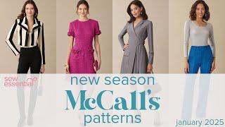 New Season McCall's Patterns - January 2025