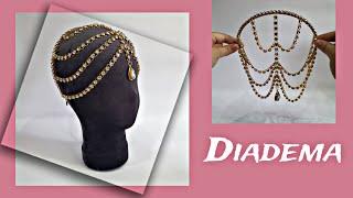 Diadema tutorial ️ // diadema yasash // bridal //своими руками