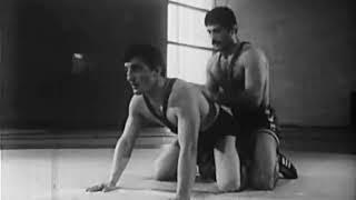 Freestyle wrestling - groundwork. Soviet educational movie