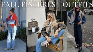 RECREATING FALL PINTEREST OUTFITS 2024 | Casual Outfit Ideas