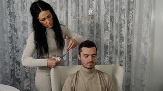 ASMR Reiki & Aura (H)aircut - Get Tingles & Positive Vibes