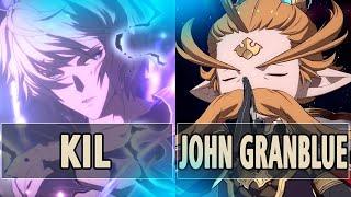 GBVSR:Kil (Lucilius) Vs John Granblue (Anre)| High Level Gameplay.