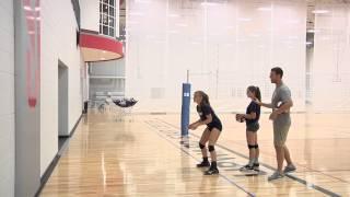 Wall Passing - Volleyball Drill