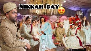 Nikkah day part 1/Alhumdullah bhai ka nikkah done/vlog byemanejaz