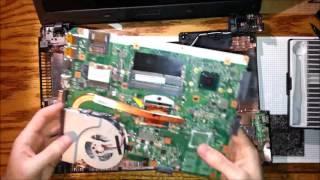 asus k55a inside disassembled