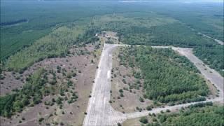 Flug über dem ehemaligen Sowjetflughafen Sperenberg