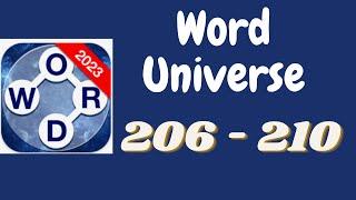 Word Universe Level 206 207 208 209 210 Answers