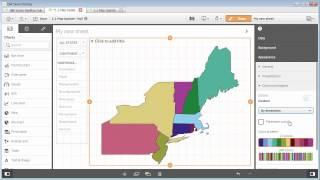 Qlik Sense как сделать аналитику на карте Map Chart Object геоаналитика