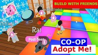 NEW CO-OP Adopt Me Roblox | BUILD WITH FRIENDS UPDATE