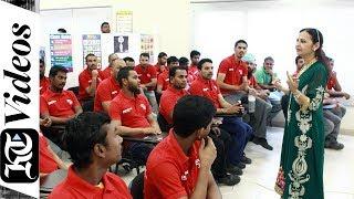 Free English classes for blue-collared workers in Dubai