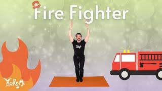 Fire Fighter (yoga sequence) | Kids Yoga, Music and Mindfulness with Yo Re Mi