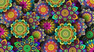 4K Ethnic Colorful Mandala Background Loops || Free Video Background Loops|| 4k VJ Loops