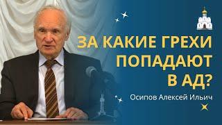 ВИДЫ ГРЕХОВ в Православии. За какие грехи ПОПАДАЮТ В АД? :: профессор Осипов А.И.