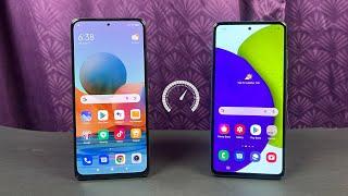 Xiaomi Redmi Note 10 Pro (6GB) vs Samsung Galaxy A52 (8GB) - Speed Test & Comparison!