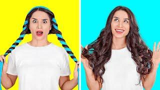 HAIR IDEAS THAT ARE SO COOL || Easy Hair Tips And DIY Tricks by 123 GO!