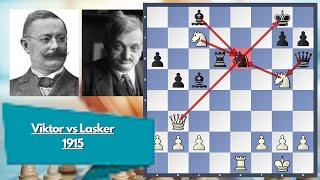 A Forgotten Game || Viktor Tietz vs Emanuel Lasker || 1915