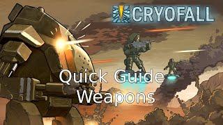 Cryofall Quick Guide: Weapons