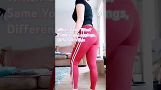 Activewear Test: Same Yoga Leggings in 2 Colors. Fit Try-On #shorts #shopping #trending #tryon