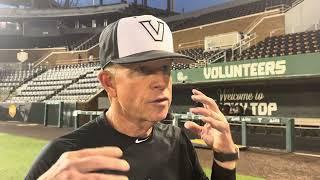 Tim Corbin after Vandy's series win over Tennessee in Knoxville